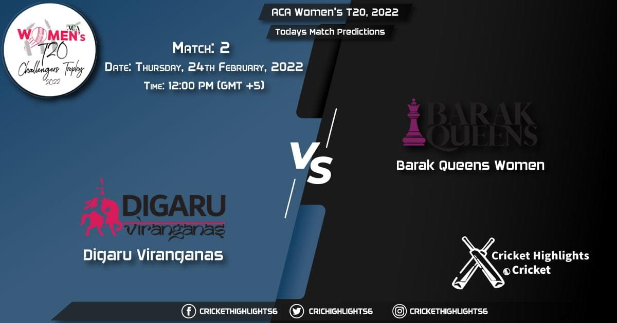 ACA Women's T20, 2022, Match 2 DV-W vs BQ-W, Playing 11 & Today's Match Predictions