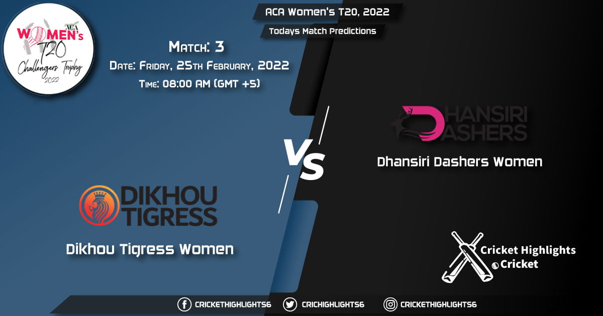 ACA Women's T20, 2022, Match 3 DT-W vs DD-W, Playing 11 & Today's Match Predictions