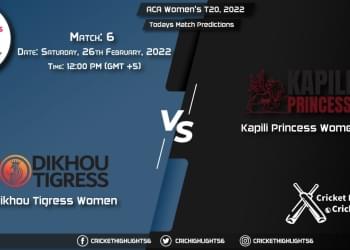 ACA Women's T20, 2022, Match 6 DT-W vs KP-W, Playing 11 & Today's Match Predictions