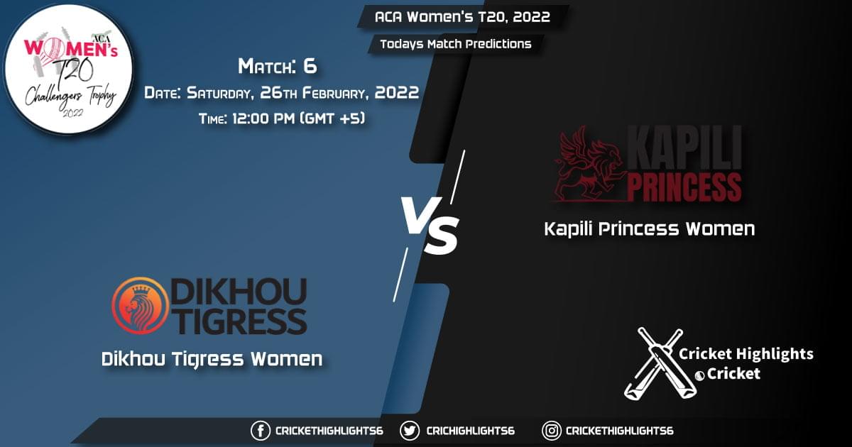 ACA Women's T20, 2022, Match 6 DT-W vs KP-W, Playing 11 & Today's Match Predictions