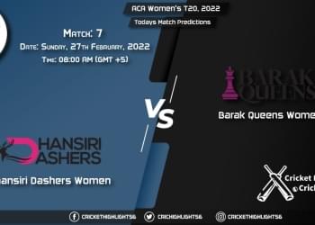 ACA Women's T20, 2022, Match 7 DD-W vs BQ-W, Playing 11 & Today's Match Predictions