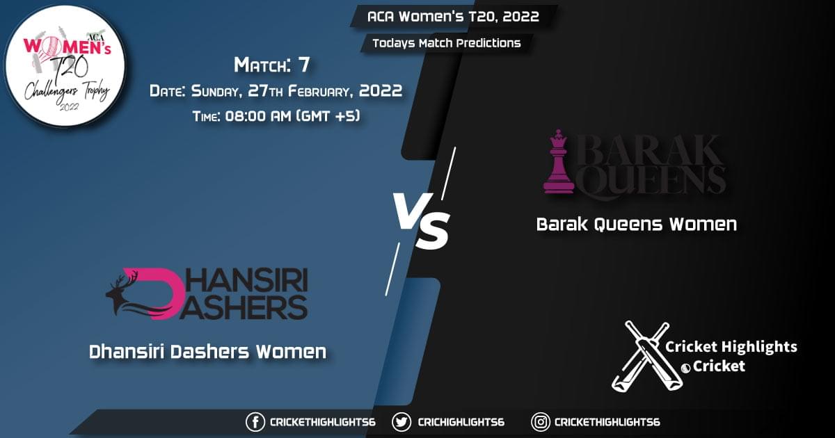 ACA Women's T20, 2022, Match 7 DD-W vs BQ-W, Playing 11 & Today's Match Predictions