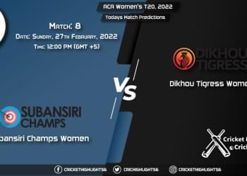 ACA Women's T20, 2022, Match 8 SBC-W vs DT-W, Playing 11 & Today's Match Predictions
