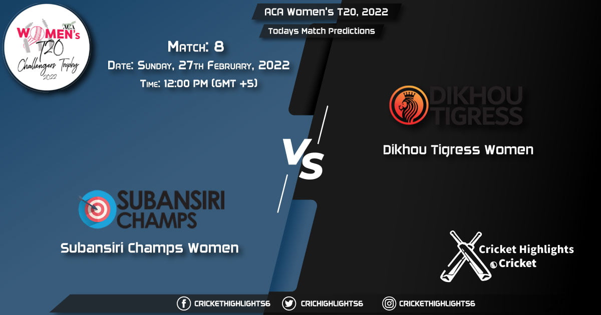 ACA Women's T20, 2022, Match 8 SBC-W vs DT-W, Playing 11 & Today's Match Predictions