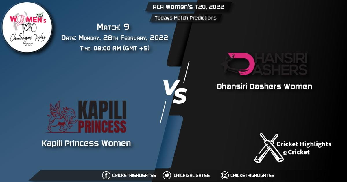 ACA Women's T20, 2022, Match 9 KP-W vs DD-W, Playing 11 & Today's Match Predictions