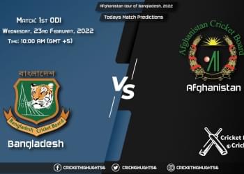 Afghanistan tour of Bangladesh, 2022, Match 1st ODI BAN vs AFG, Playing 11 & Today's Match Predictions