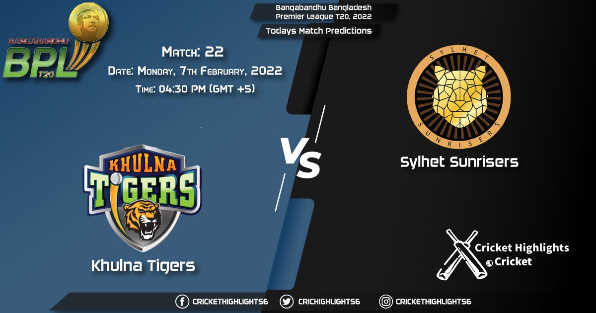 Bangabandhu Bangladesh Premier League T20, 2022, Match 22 KHT vs SYL, Playing 11 & Today's Match Predictions