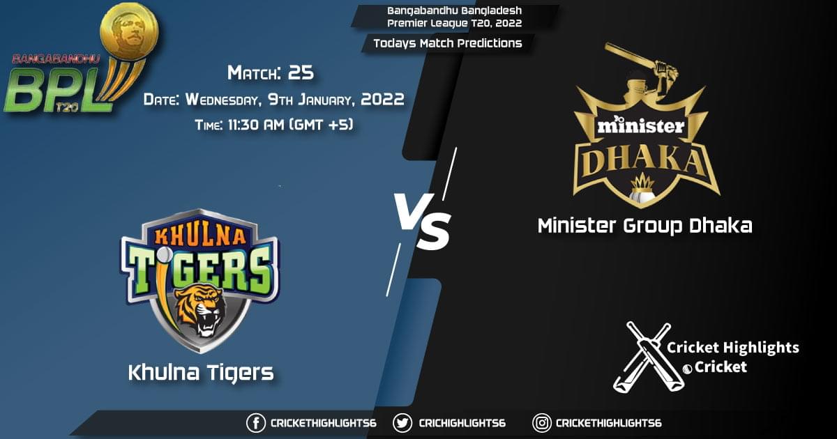 Bangabandhu Bangladesh Premier League T20, 2022, Match 25 KHT vs MGD, Playing 11 & Today's Match Predictions
