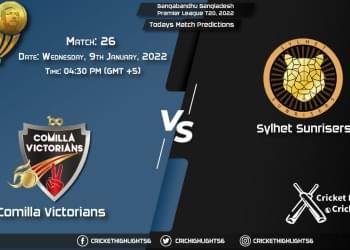 Bangabandhu Bangladesh Premier League T20, 2022, Match 26 COV vs SYL, Playing 11 & Today's Match Predictions