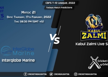 CBFS T-10 League, 2022, Match 21 IGM vs KZLS, Playing 11 & Today's Match Predictions