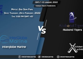 CBFS T-10 League, 2022, Match 2nd Semi-Final IGM vs ALT, Playing 11 & Today's Match Predictions