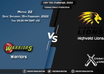 CSA T20 Challenge, 2022, Match 22 WAR vs LIO, Playing 11 & Today's Match Predictions