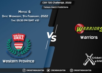CSA T20 Challenge, 2022, Match 6 WEP vs WAR, Playing 11 & Today's Match Predictions