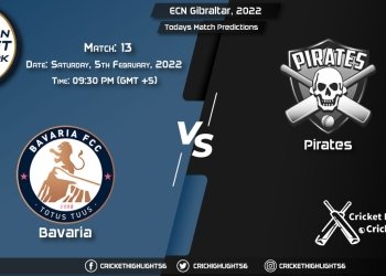 ECN Gibraltar, 2022, Match 13 BAV vs PIR, Playing 11 & Today's Match Predictions