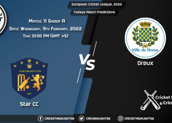 European Cricket League 2022, Group A Match 11 STA vs DRX, Playing 11 & Today's Match Predictions