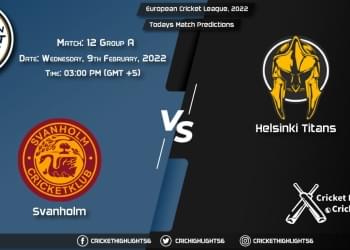 European Cricket League 2022, Group A Match 12 SVH vs HT, Playing 11 & Today's Match Predictions