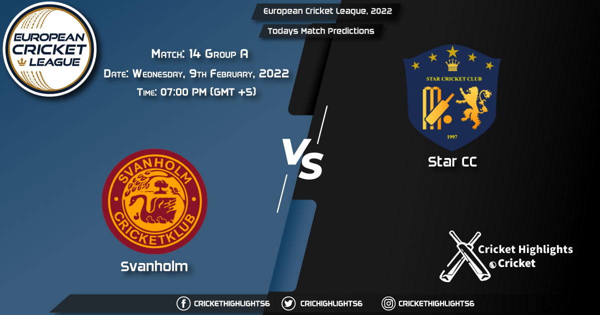 European Cricket League 2022, Group A Match 14 SVH vs STA, Playing 11 & Today's Match Predictions