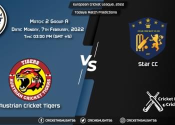 European Cricket League 2022, Group A Match 2 ACT vs STA, Playing 11 & Today's Match Predictions