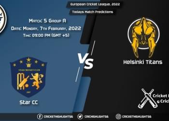 European Cricket League 2022, Group A Match 5 STA vs HT, Playing 11 & Today's Match Predictions