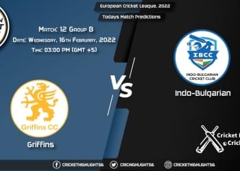 European Cricket League 2022, Match 12 Group B GRI vs INB, Playing 11 & Today's Match Predictions