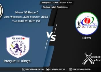 European Cricket League, 2022, Match 12 Group C PCK vs OLT, Playing 11 & Today's Match Predictions