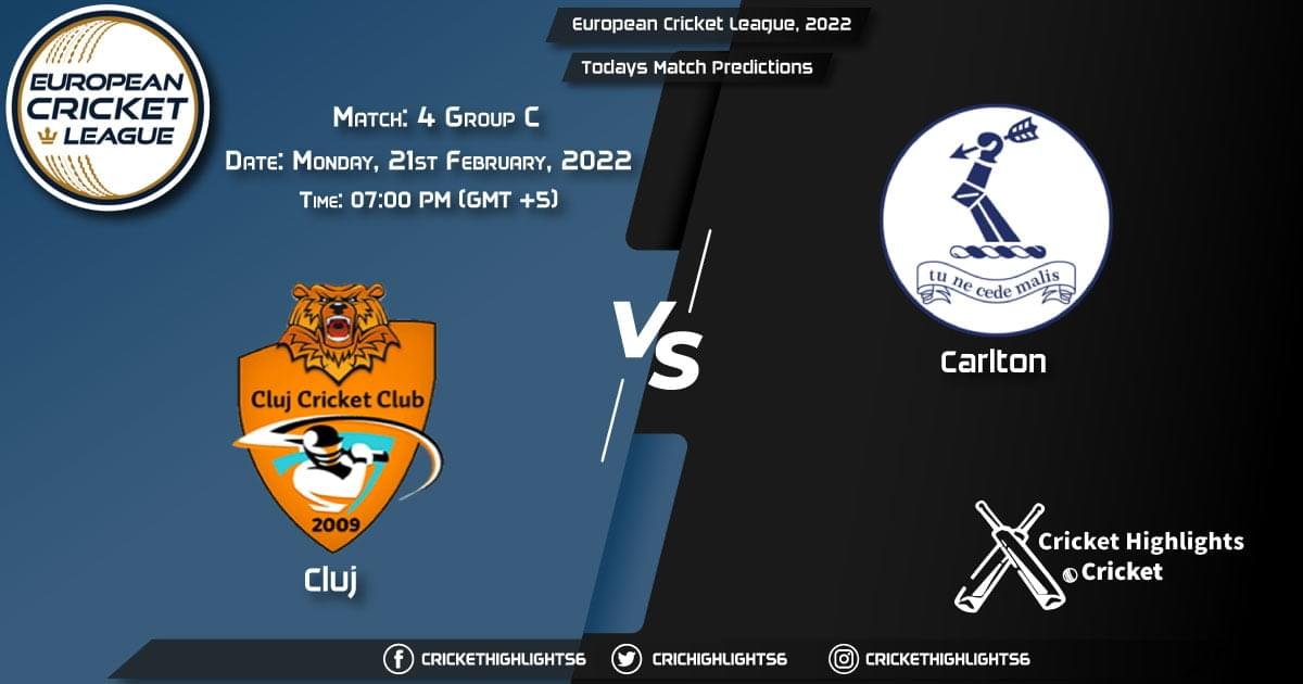 European Cricket League, 2022, Match 4 Group C CLJ vs CAR, Playing 11 & Today's Match Predictions