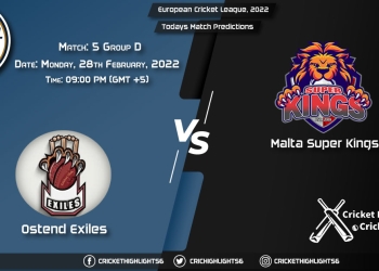 European Cricket League, 2022, Match 5 Group D VOC vs MSK, Playing 11 & Today's Match Predictions