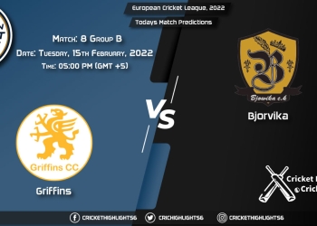 European Cricket League 2022, Match 8 Group B GRI vs BJA, Playing 11 & Today's Match Predictions