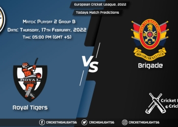 European Cricket League 2022, Match Group B Playoff 2 ROT vs BRI, Playing 11 & Today's Match Predictions