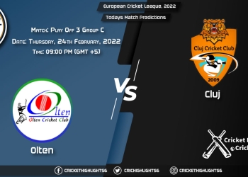 European Cricket League, 2022, Match Play Off 3 Group C CLJ VS OLT, Playing 11 & Today's Match Predictions