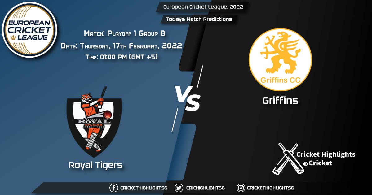 European Cricket League, 2022, Match Playoff 1 Group B ROT vs GRI, Playing 11 & Today's Match Predictions