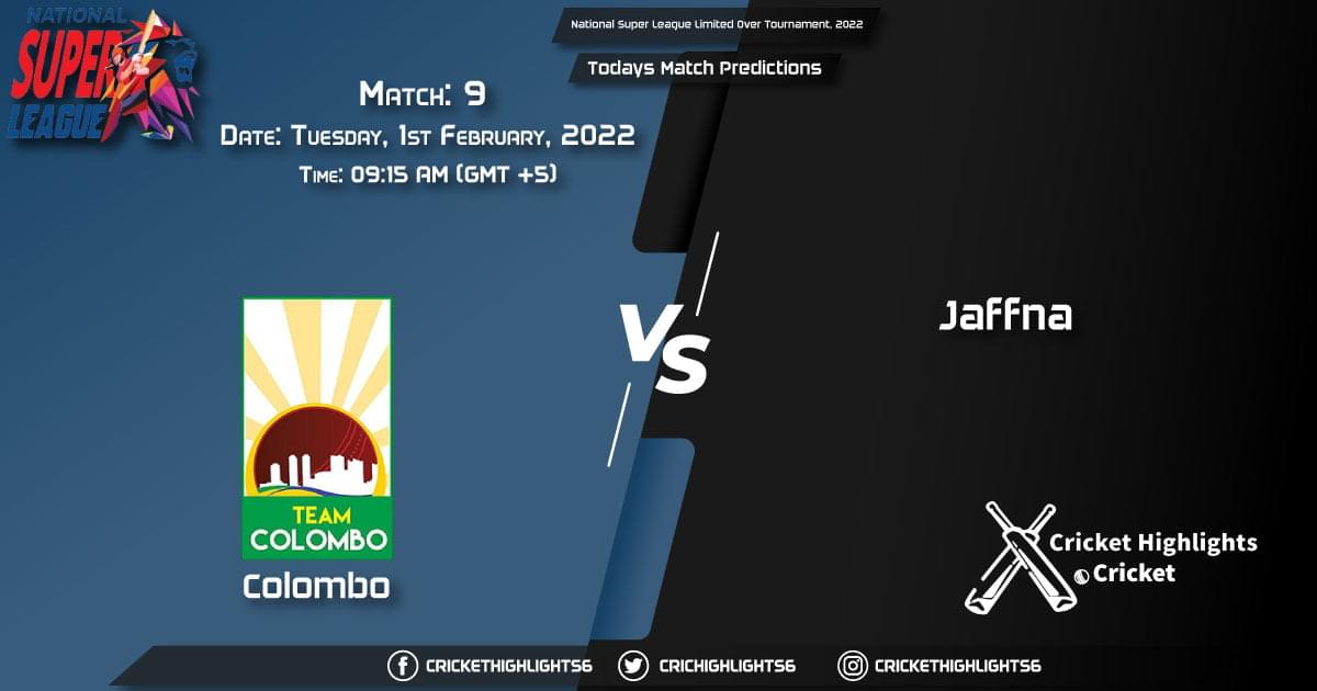 National Super League Limited Over Tournament, 2022, Match 9 COL vs JAF, Playing 11 & Today's Match Predictions