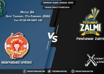 Pakistan Super League, 2022, Match 24 ISL vs PES , Playing 11 & Today's Match Predictions