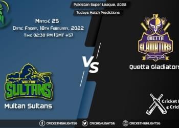 Pakistan Super League, 2022, Match 25 MUL vs QUE , Playing 11 & Today's Match Predictions