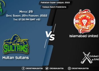 Pakistan Super League, 2022, Match 29 MUL vs ISL, Playing 11 & Today's Match Predictions