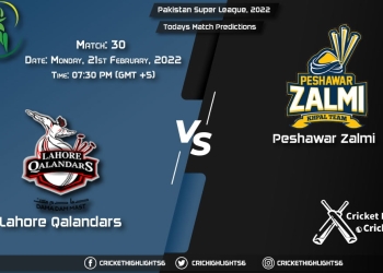 Pakistan Super League, 2022, Match 30 LAH vs PES, Playing 11 & Today's Match Predictions
