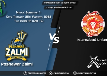 Pakistan Super League, 2022, Match Eliminator 1 PES vs ISL, Playing 11 & Today's Match Predictions