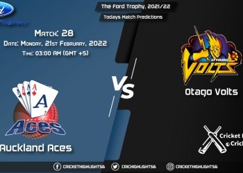The Ford Trophy, 202122, Match 28 AA vs OV, Playing 11 & Today's Match Predictions