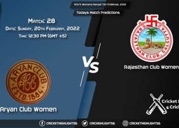 Womens Bengal T20 Challenge, 2022, Match 28 ARC-W vs RAC-W, Playing 11 & Today's Match Predictions