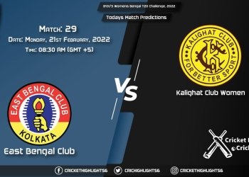 Womens Bengal T20 Challenge, 2022, Match 29 EBC-W vs KAC-W, Playing 11 & Today's Match Predictions