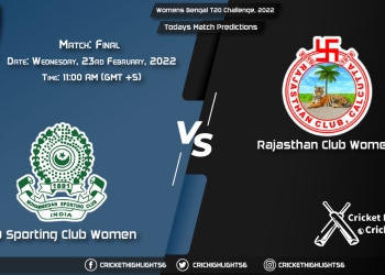 Womens Bengal T20 Challenge, 2022, Match Final MSC-W vs RAC-W, Playing 11 & Today's Match Predictions