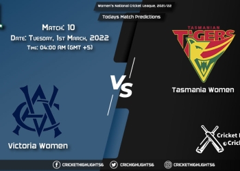 Women's National Cricket League, 202122, Match 10 VCT-W vs TAS-W, Playing 11 & Today's Match Predictions