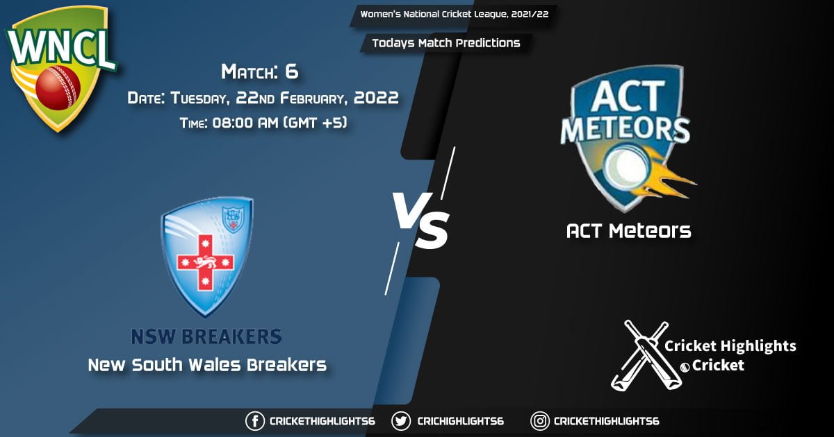 Women's National Cricket League, 202122, Match 6 NSW-W vs AM-W, Playing 11 & Today's Match Predictions