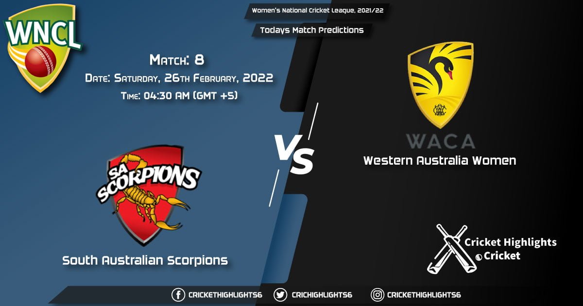 Women's National Cricket League, 202122, Match 8 SAU-W vs WAW, Playing 11 & Today's Match Predictions