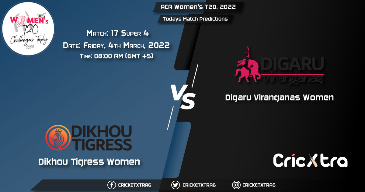 ACA Women's T20, 2022, Super 4 Match 17 DT-W vs DV-W, Playing 11 & Today's Match Predictions
