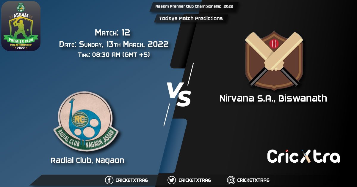 Assam Premier Club Championship, 2022, Match 12 RCL vs NSA, Playing 11 & Today's Match Predictions