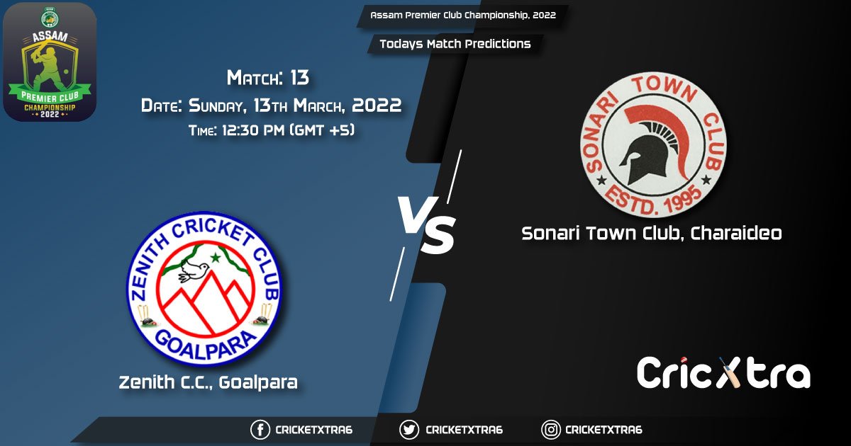 Assam Premier Club Championship, 2022, Match 13 ZCC vs STC , Playing 11 & Today's Match Predictions