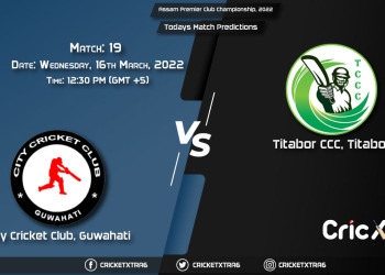 Assam Premier Club Championship, 2022, Match 19 CTC vs TIC, Playing 11 & Today's Match Predictions