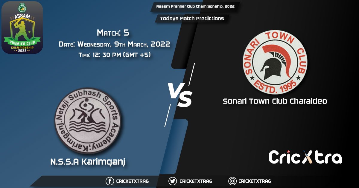 Assam Premier Club Championship, 2022, Match 5 NSS vs STC, Playing 11 & Today's Match Predictions