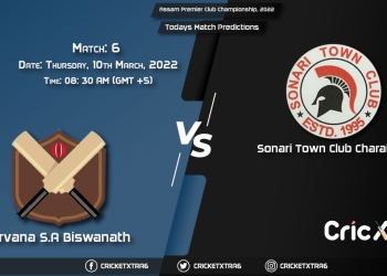 Assam Premier Club Championship, 2022, Match 6 NSA vs STC, Playing 11 & Today’s Match Predictions